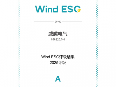 88彩票电气Wind ESG评级由BBB跃升至A级